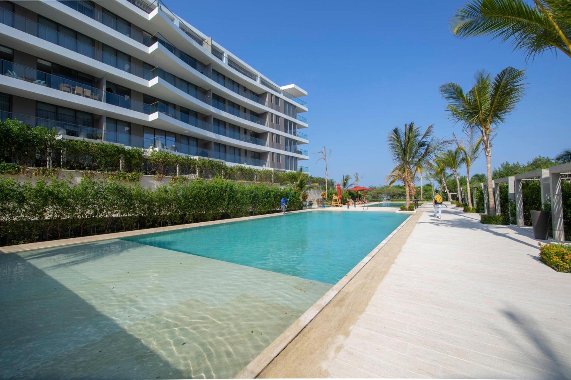 Exclusivo Resort Frente Al Mar, Playa Privada, Piscinas Cartagena 外观 照片